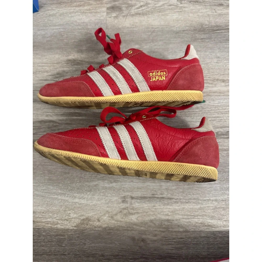 Adidas Originals Japan W Better Scarlet Off White Red‎ Leather Sneakers Size 7